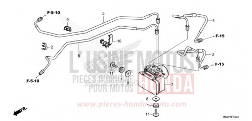 MODULATEUR ABS/TUYAU DE FREIN NC750XDM de 2021
